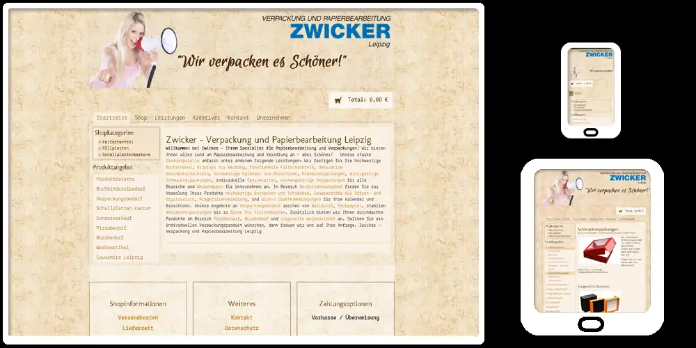 CMS-Referenz Papierbearbeitung Zwicker